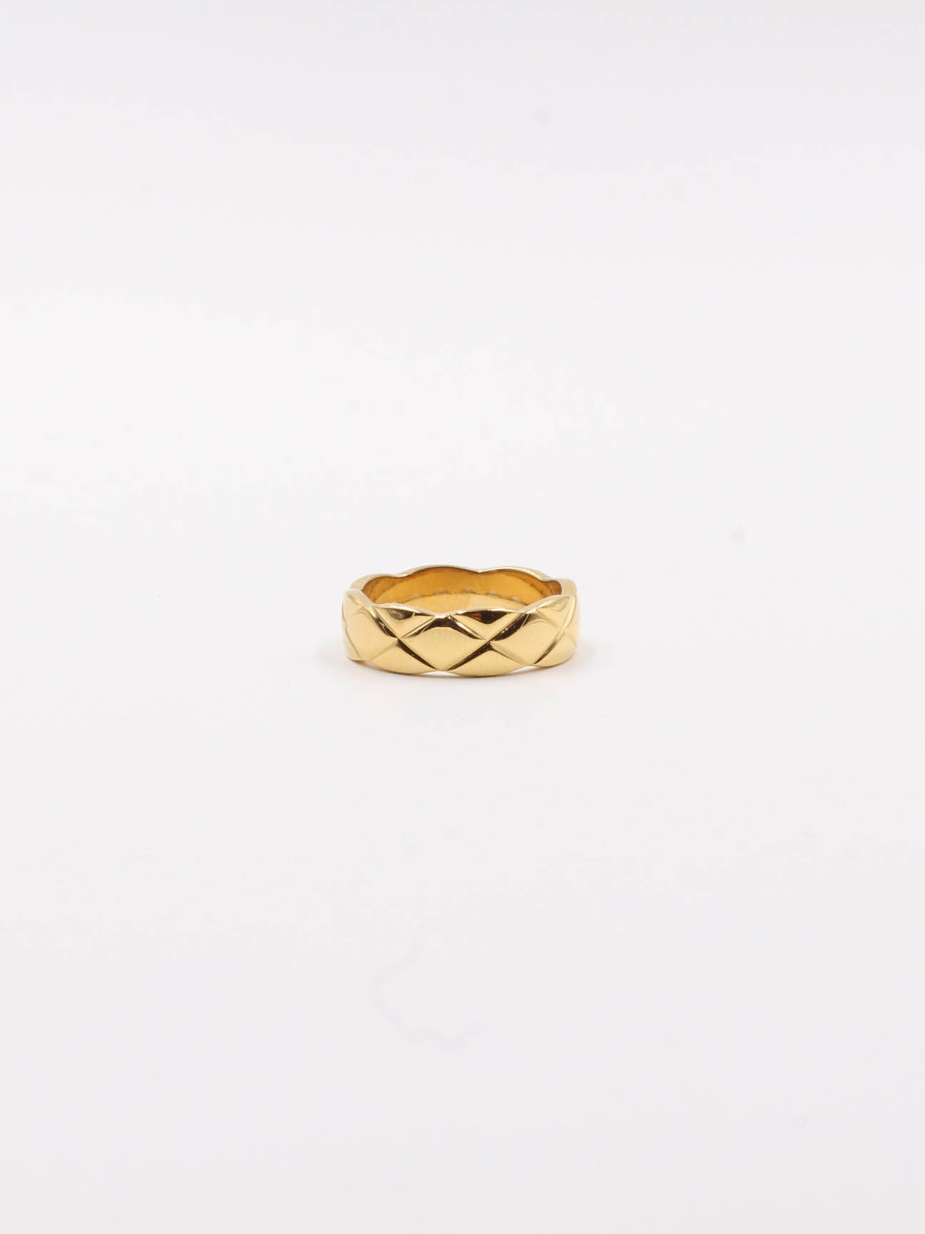 COCO CRUSH - شانيل خاتم لون ذهبي بتصميم فاخر خواتم chanel