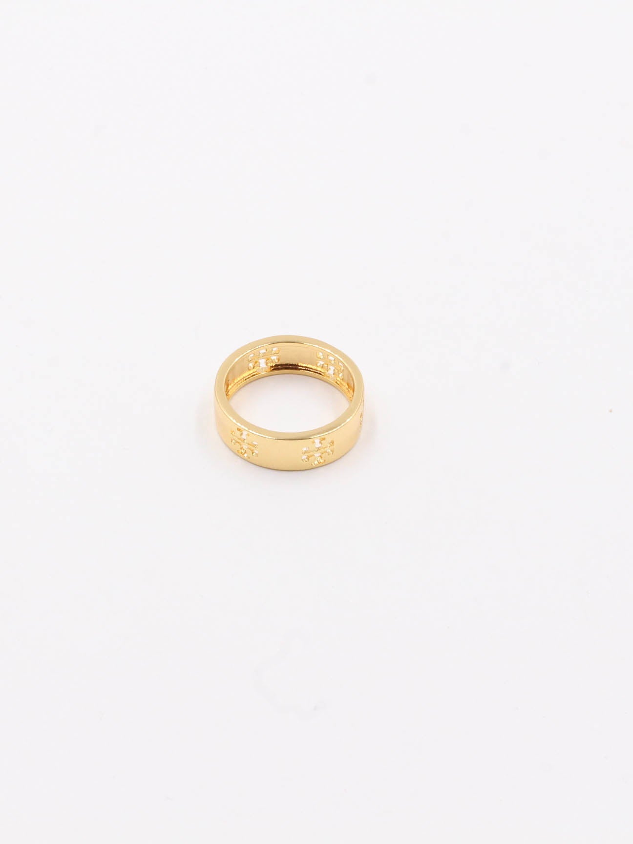 Tory Burch silver and gold ring - خاتم توري بورش فضي و ذهبي خواتم tory burch