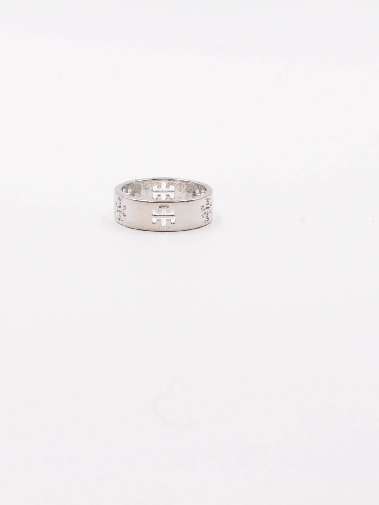 Tory Burch silver and gold ring - خاتم توري بورش فضي و ذهبي خواتم tory burch