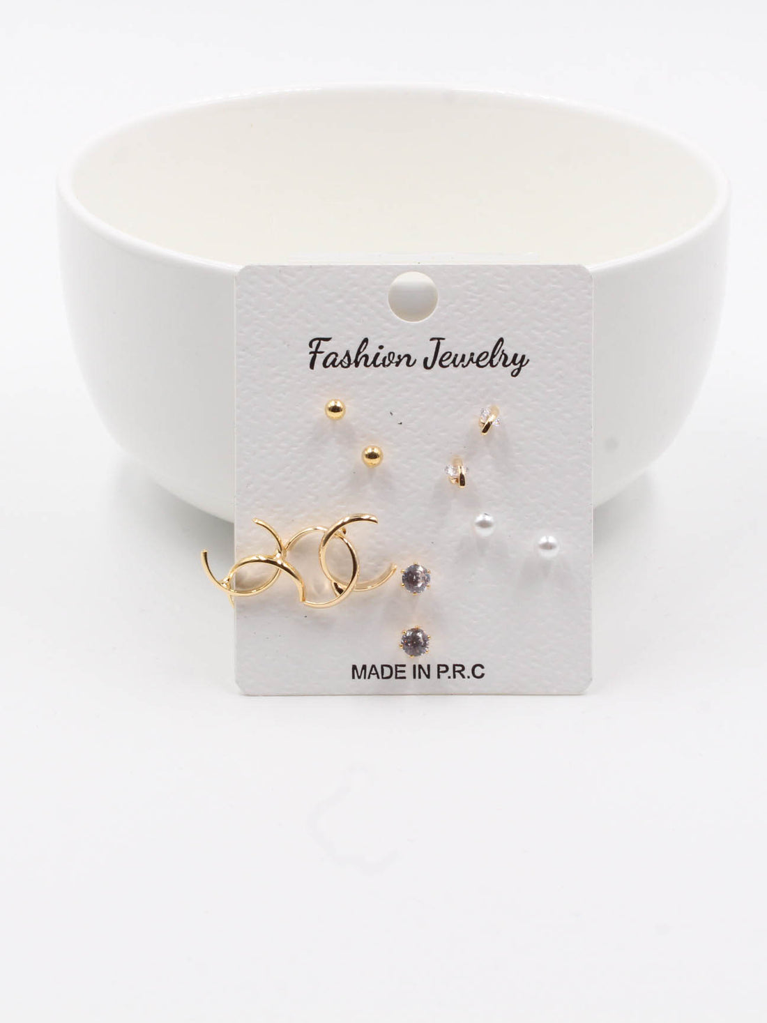 Chanel Earrings Set - مجموعة شانيل حلق حلق chanel ذهبي