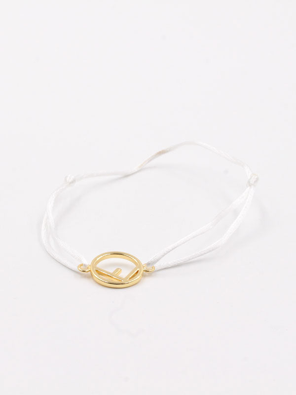 fendi string bracelet - أسوارة فندي خيط اسواره fendi أبيض ذهبي