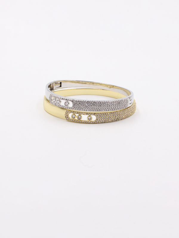 bracelet with cubic zirconia-أسوارة بانقل زركون اسواره Jewel