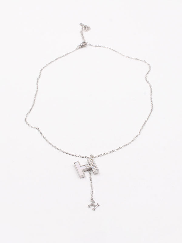 Silver Hormuz necklace - سلسال هرمز فضي سلسال HERMES