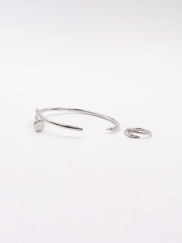Cartier nail bracelet with ring - أسوارة كارتير مسمار مع خاتم اسواره CARTIER