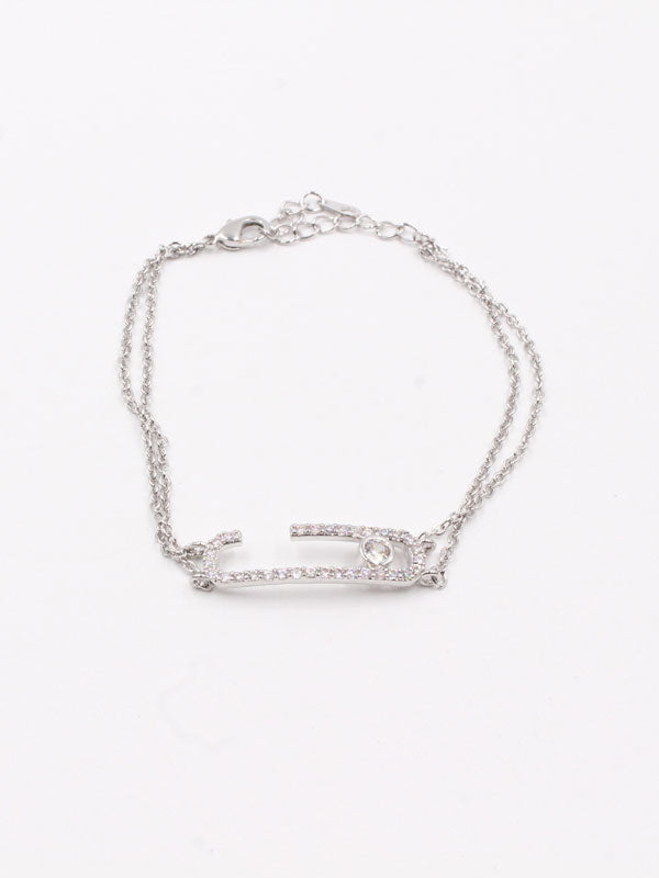 أسوارة ناعمة زركون اسواره Jewel فضي