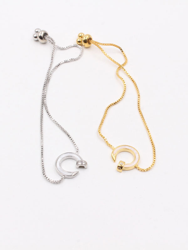 Cartier Shell Zipper Stud Bracelet-أسوارة كارتير مسمار سحاب شيل اسواره CARTIER