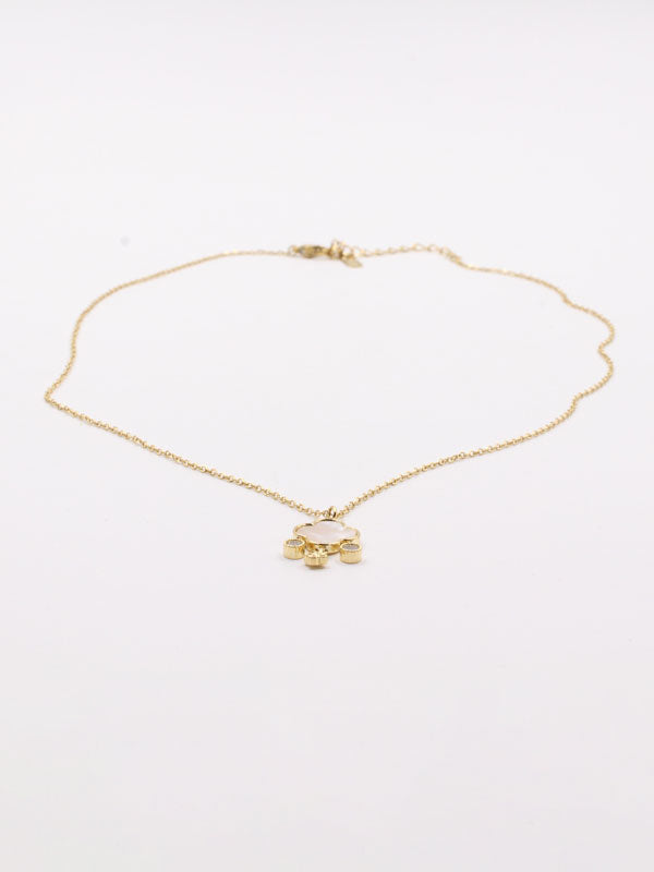 سلسال فان كليف ورده صغير زركون سلسال van cleef