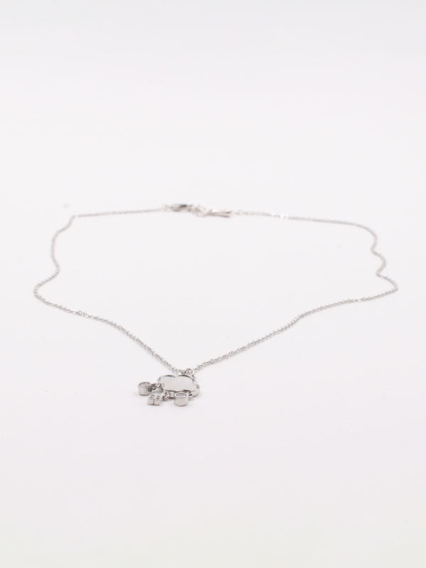 سلسال فان كليف ورده صغير زركون سلسال van cleef