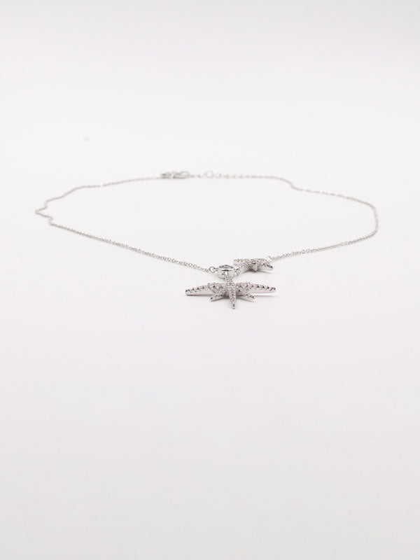 سلسال ندفة الثلج زركون سلسال Jewel