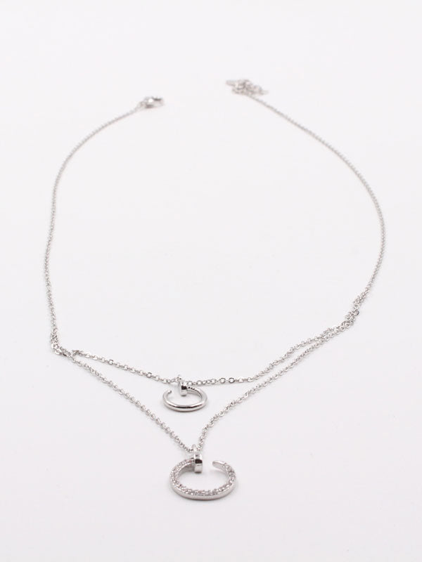 سلسال مسمار طبقتين سلسال Jewel