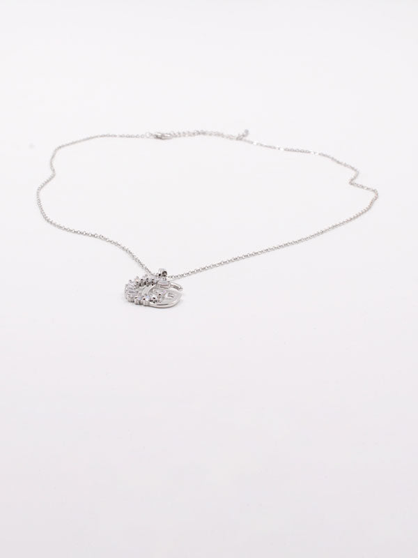 سلسال قوتشي وسط زركون سلسال gucci