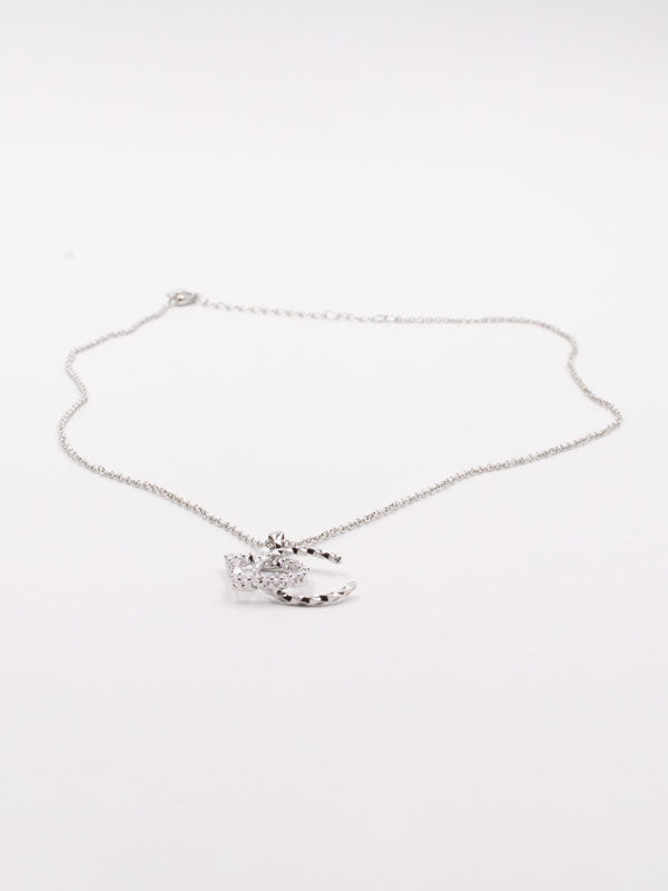 سلسال كرستيان ديور زركون سلسال dior فضي