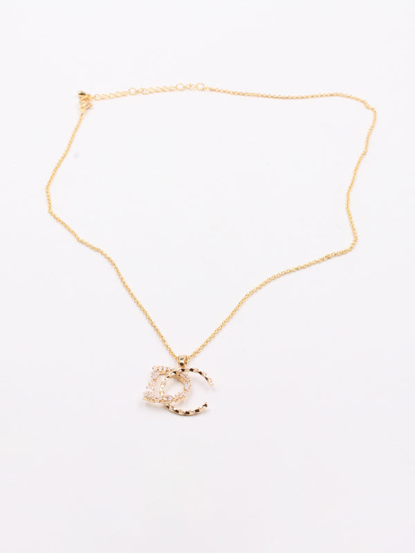 سلسال كرستيان ديور زركون سلسال dior ذهبي