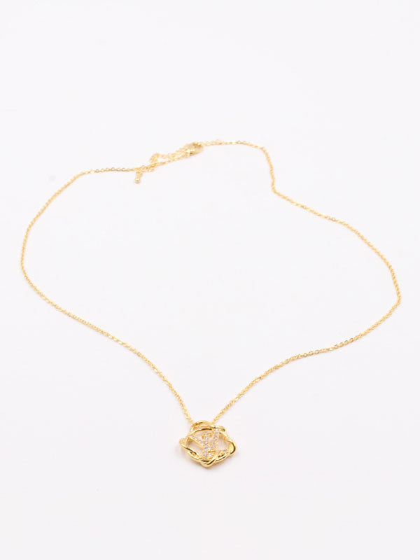 سلسال لويس فيتون زركون سلسال louis vuitton ذهبي