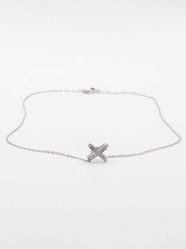 سلسال شوميه زركون صغير سلسال chaumet