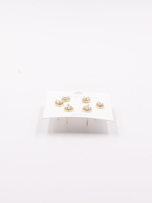 حلق مجموعة زركون دمعة حلق متوفر 1 لون