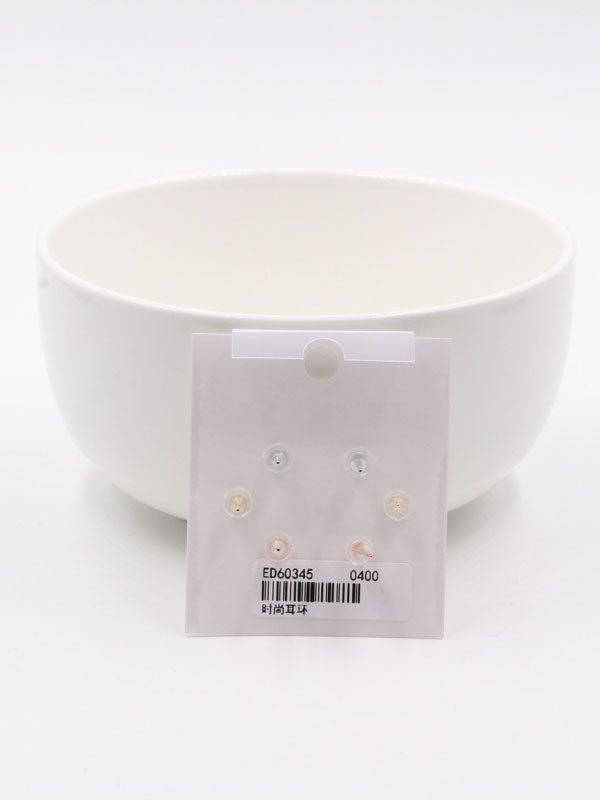 حلق قلوب مجموعة زركون حلق متوفر 1 لون