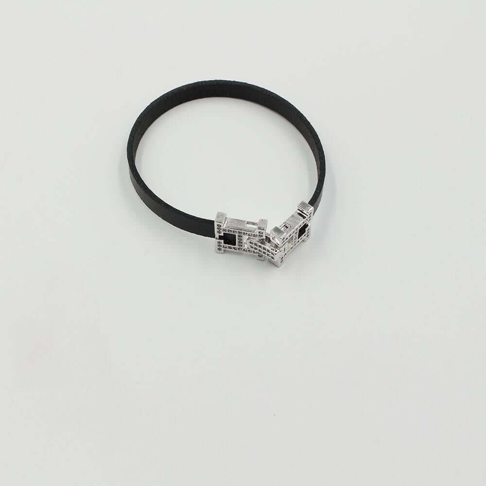 اسواره هيرمز جلديه زركون اسواره HERMES