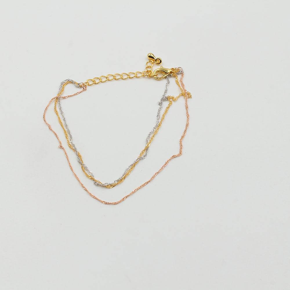 اسواره سلاسل ملونه ناعمه اسواره متوفر 3 لون