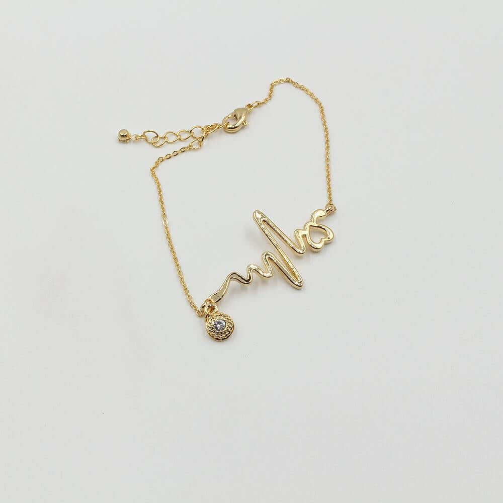 اسوارة نبض القلب بفص كريستال اسواره متوفر 2 لون