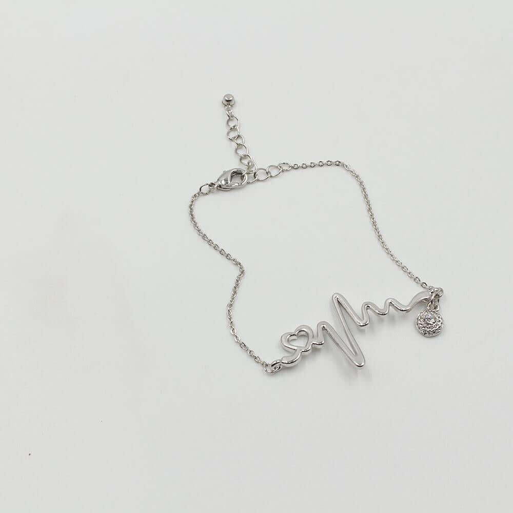 اسوارة نبض القلب بفص كريستال اسواره متوفر 2 لون