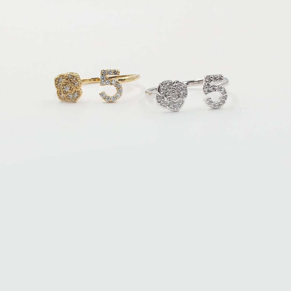 خاتم شانيل ورده ورقم 5 خواتم chanel