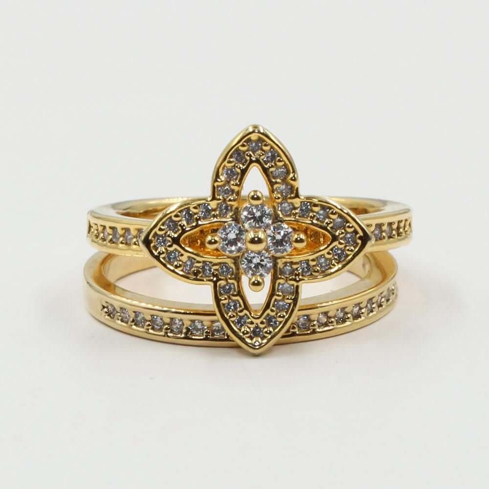 خاتم فان كليف توينز خواتم متوفر 2 لون ذهبي 6