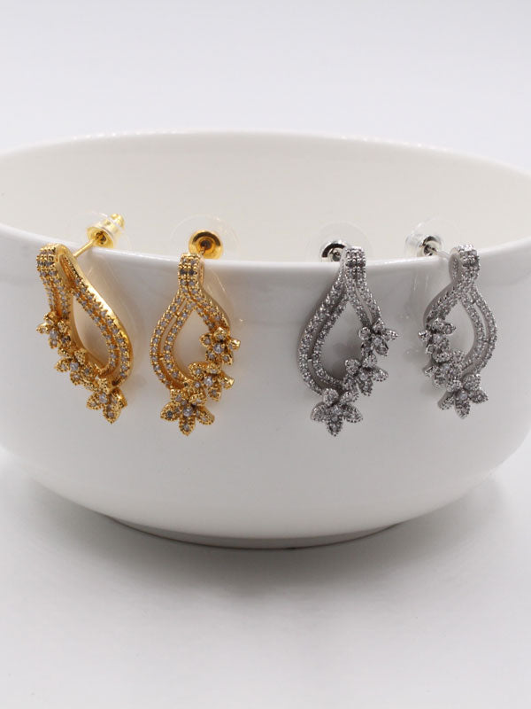 حلق سهره مرصع زركون حلق متوفر 1 لون