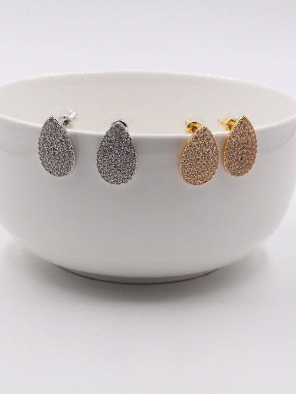 حلق دمعة زركون حلق متوفر 1 لون