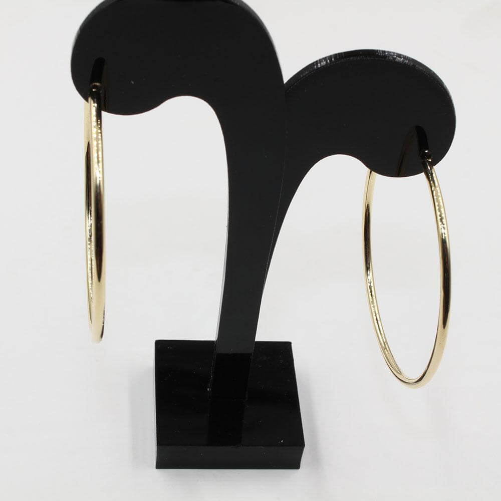 حلق مدور ميتال كبير حلق متوفر 2 لون