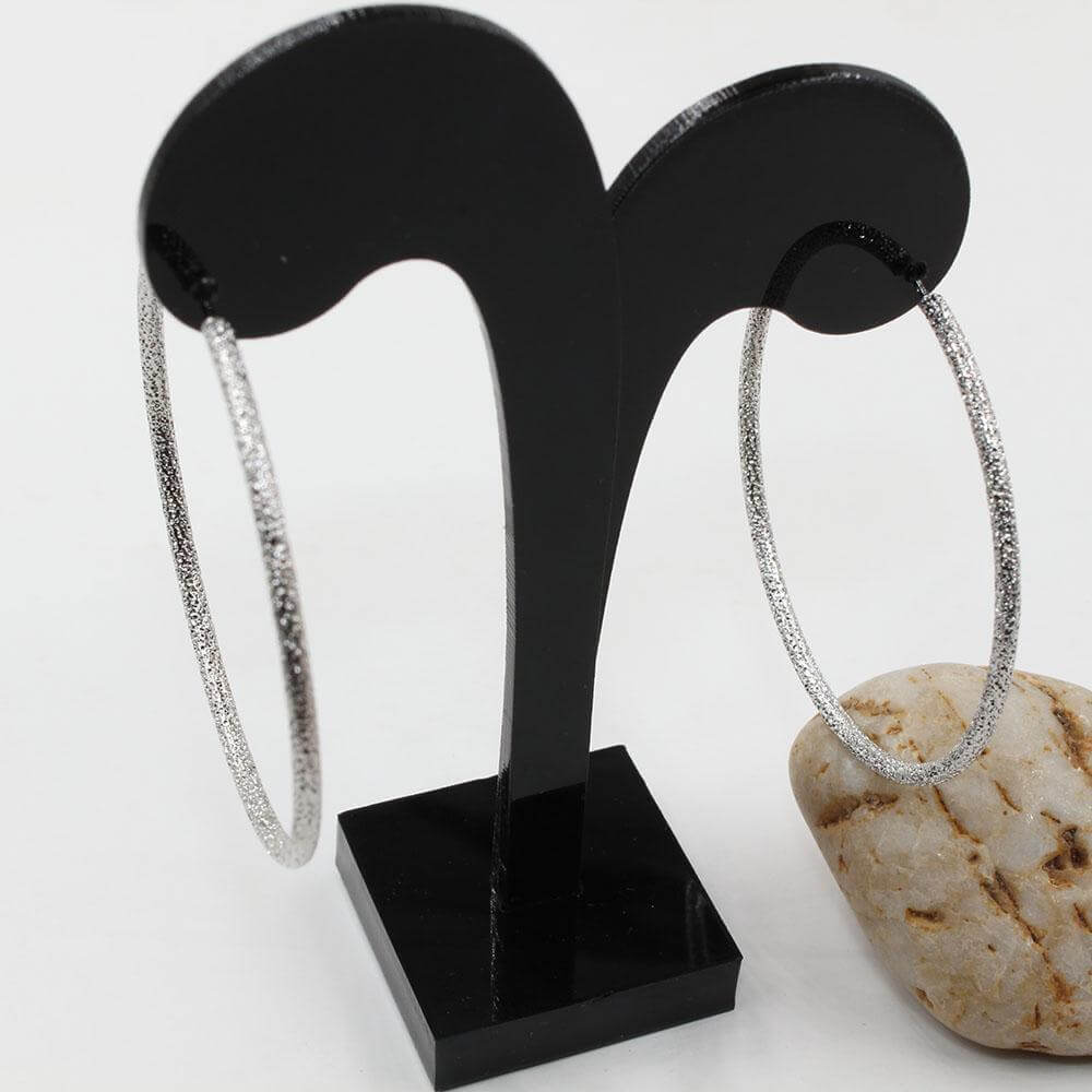 حلق مدور شاين كبير حلق متوفر 2 لون