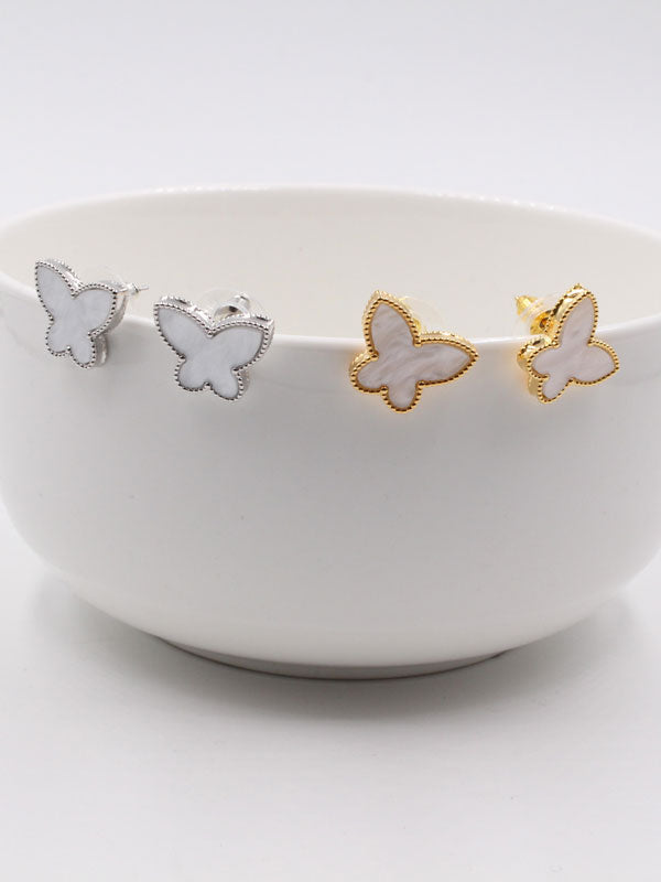 حلق فان كليف فراشة شيل حلق van cleef