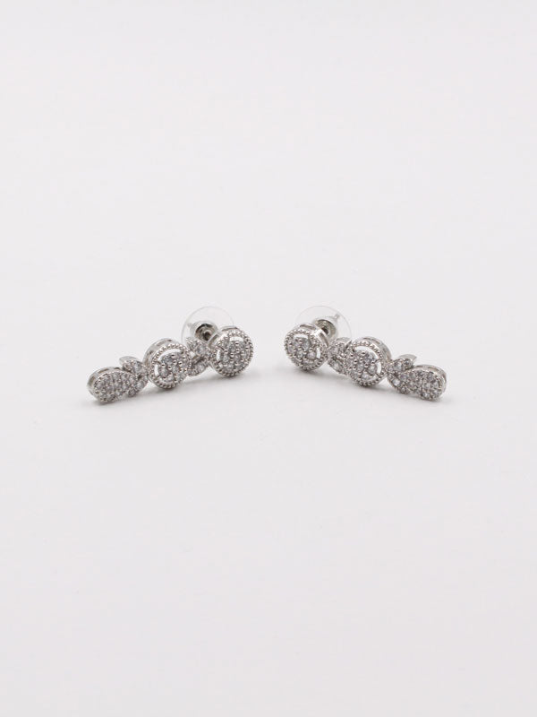 حلق زركون سهره طويل دوائر حلق متوفر 1 لون