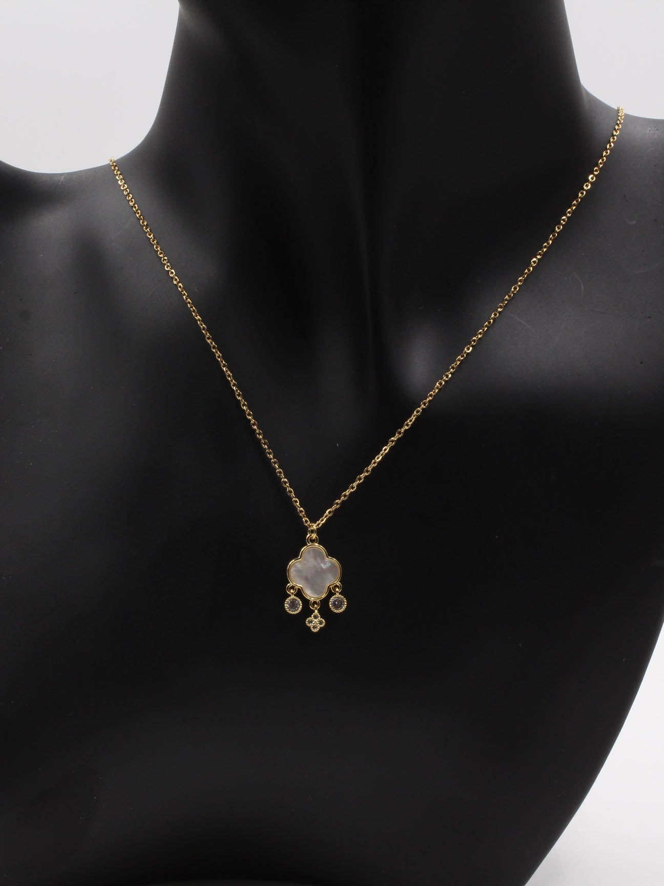 سلسال فان كليف ورده صغير زركون سلسال van cleef
