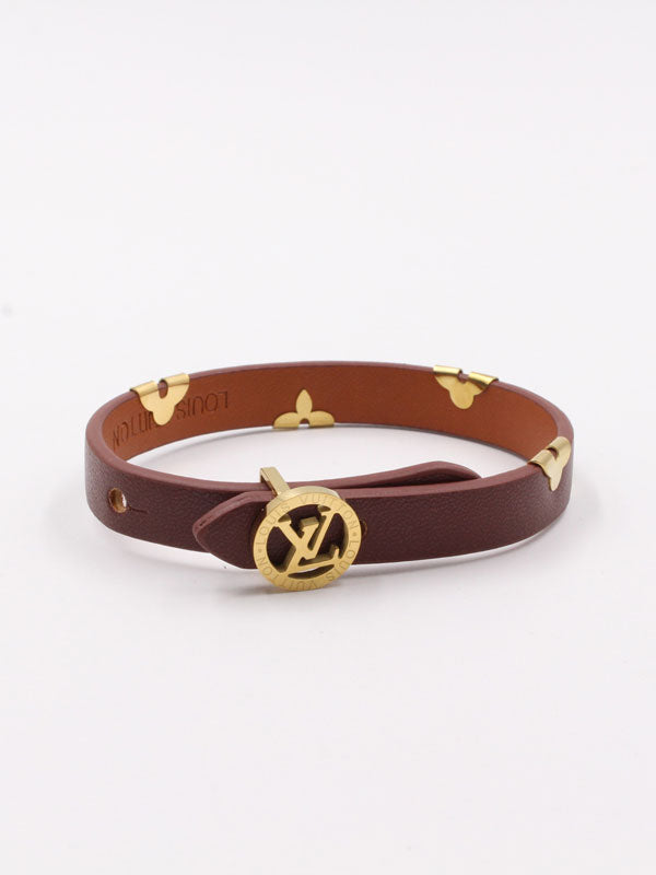 اساور لويس فيتون جلد ملونه اسواره louis vuitton بني