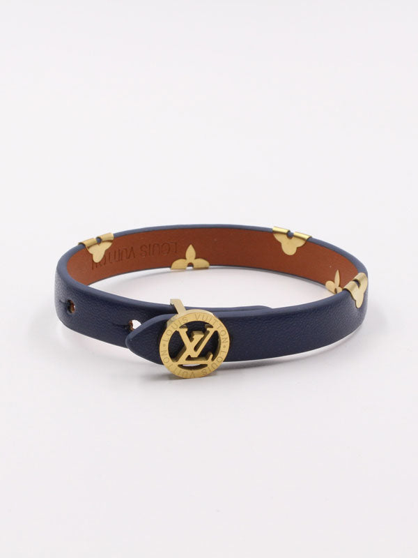 اساور لويس فيتون جلد ملونه اسواره louis vuitton كحلي