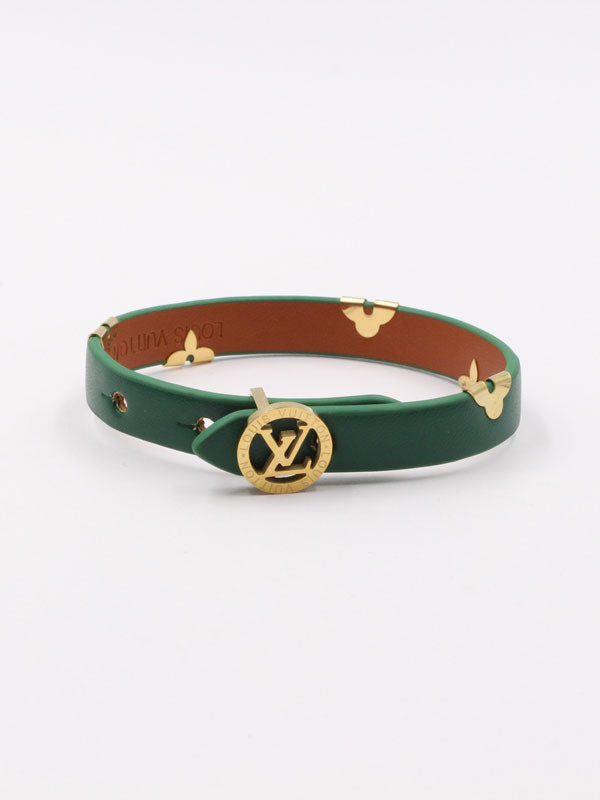اساور لويس فيتون جلد ملونه اسواره louis vuitton اخضر