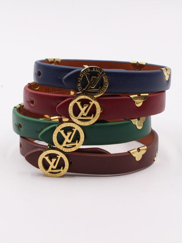 اساور لويس فيتون جلد ملونه اسواره louis vuitton