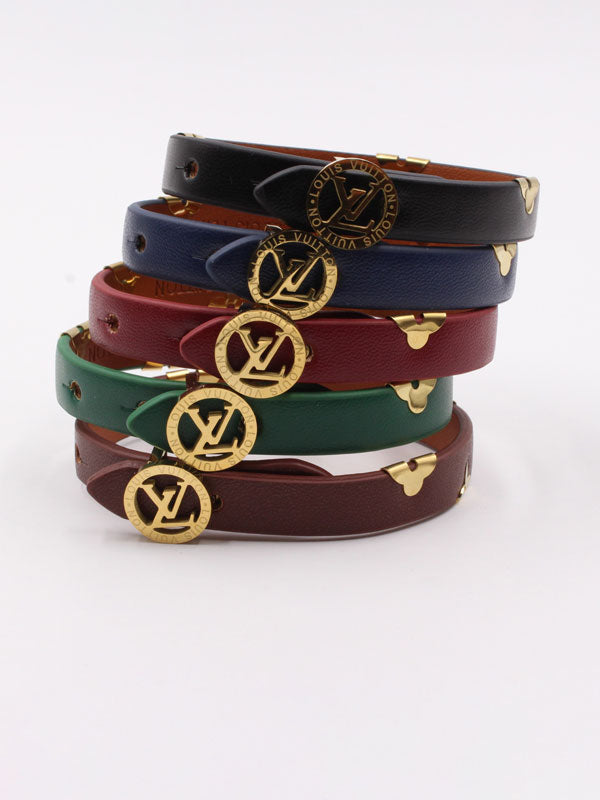 اساور لويس فيتون جلد ملونه اسواره louis vuitton