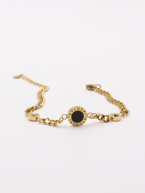 اساور بولقري ملونه ناعمة زركون اسواره bvlgari اسود