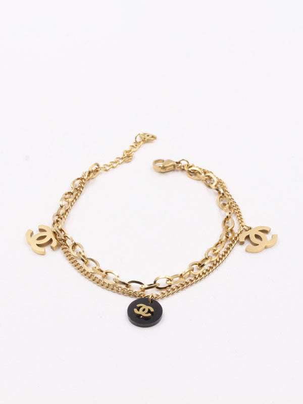 اساور شانيل دبل شاين اسواره chanel ذهبي