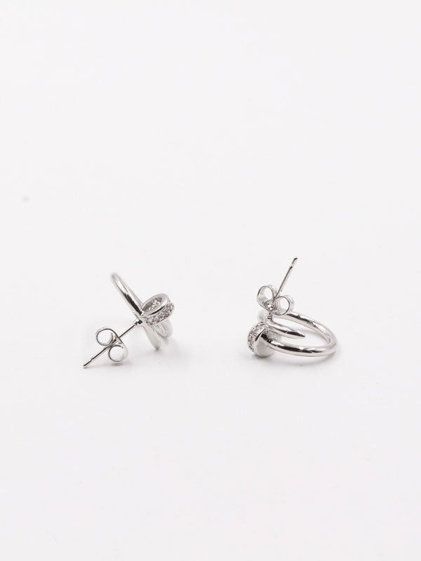 حلق كارتير مسمار مدور زركون حلق CARTIER