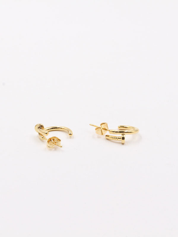 حلق كارتير مسمار مدور ميتال حلق CARTIER