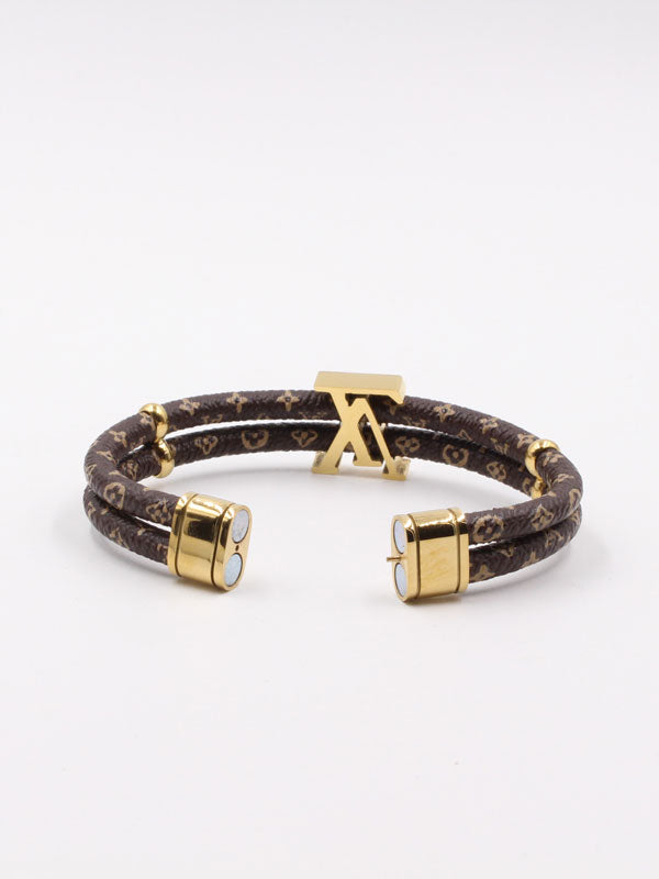 اساور لويس فيتون جلد لاينز LINES اسواره louis vuitton