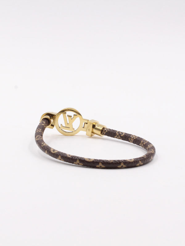 اساور لويس فيتون جلد LV LOGO اسواره louis vuitton