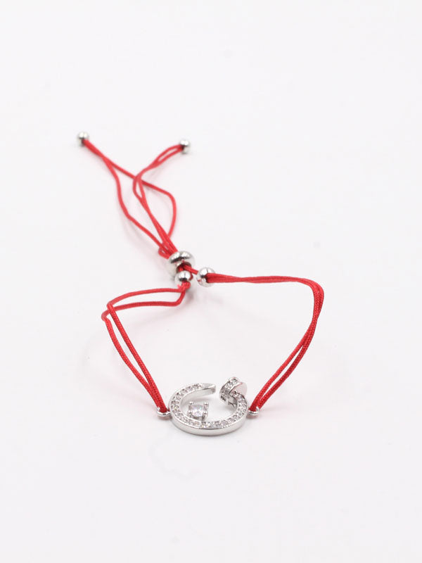 Cartier nail thread bracelet - أسوارة كارتير مسمار خيط اسواره Jewel أحمر فضي