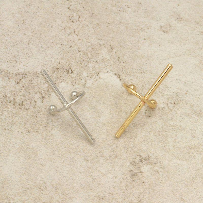 حلق كبس طرف الاذن حلق متوفر 2 لون