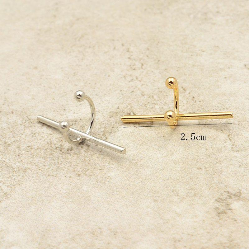 حلق كبس طرف الاذن حلق متوفر 2 لون