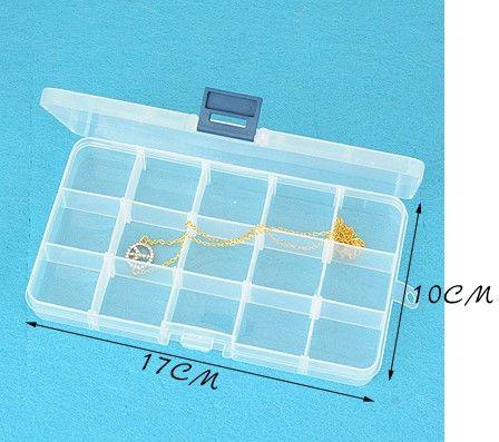 علبه لتنظيم الاكسسوارات شفاف منظم اكسسوارات متوفر 1 لون