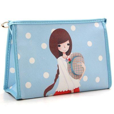 حقيبه للاطفال لحفظ الاغراض منظم اكسسوارات متوفر 5 لون سماوي